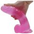 Lovetoy Jelly Studs - levensecht dildo 20cm (roze)