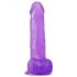 Lovetoy Jelly Studs - levensechte dildo met zuignap - 20cm (paars)