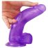 Lovetoy Jelly Studs - levensechte dildo met zuignap - 20cm (paars)