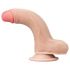 Lovetoy Sliding-Skin - dubbele dildo - 18cm (huidskleur)