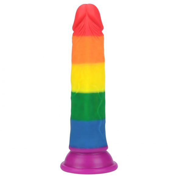 Lovetoy Prider - realistische dildo 19cm (regenboog)