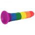 Lovetoy Prider - realistische dildo 19cm (regenboog)