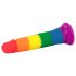 Lovetoy Prider - realistische dildo 19cm (regenboog)