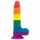 Lovetoy Prider - Levensecht Tros Dildo - 20cm (Regenboog)