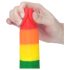 Lovetoy Prider - Levensecht Tros Dildo - 20cm (Regenboog)