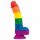 Lovetoy Prider - Realistisch siliconen dildo 19cm (regenboog)