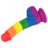 Lovetoy Prider - Realistisch siliconen dildo 19cm (regenboog)