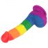 Lovetoy Prider - Realistisch siliconen dildo 19cm (regenboog)