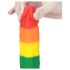 Lovetoy Prider - Realistisch siliconen dildo 19cm (regenboog)