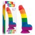 Lovetoy Prider - Realistisch siliconen dildo 19cm (regenboog)