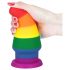 Lovetoy Prider - anale plug 15cm (regenboog)