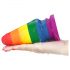 Lovetoy Prider - anale plug 15cm (regenboog)