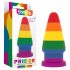 Lovetoy Prider - anale plug 15cm (regenboog)