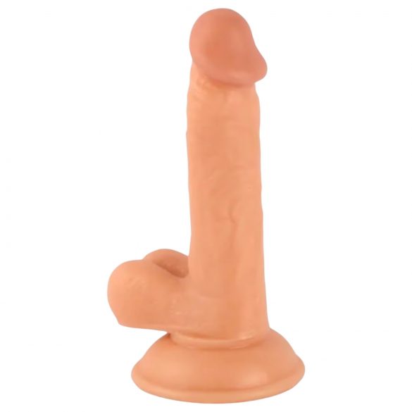 Mr. Rude - levensechte dildo met zuignap en ballen - 17cm (natuurlijk)