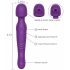 Tracy's Dog Wand - pulserende paarse vibrator