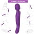 Tracy's Dog Wand - pulserende paarse vibrator