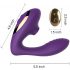 Tracy's Dog 2 - luchtgolven 2in1 vibrator (paars)