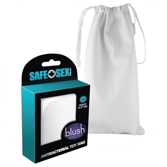 Safe Sex - antibacteriële seksspeeltjes tas (wit)