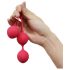 Cotoxo Cherry - 2-delige kegelkogelset (rood)