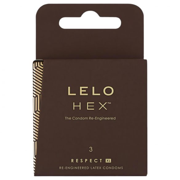 LELO Hex Respect XL - luxe condooms (3 stuks)