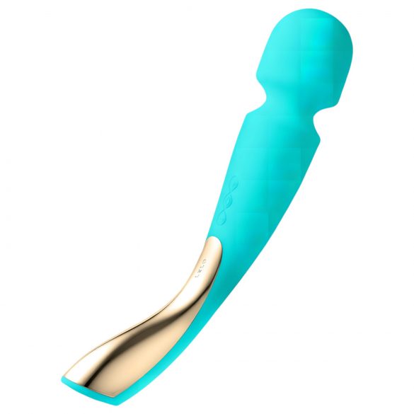 LELO Smart Wand 2 - groot, oplaadbare massager vibrator (turkoois)