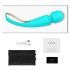 LELO Smart Wand 2 - groot, oplaadbare massager vibrator (turkoois)