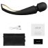 LELO Smart Wand 2 - groot - oplaadbare massagestaaf (zwart)