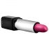 Blush Lipstick Rosé - waterdichte roze vibrator in lipstickvorm (zwart-roze)