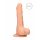 RealRock Dong 7 - levensechte dildo met ballen (17cm) - naturel