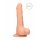 RealRock Dong 8 - levensechte dildo met ballen (20cm) - natuurlijk