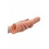 RealRock Penis Sleeve 8 - Verlengmouw (21cm) - Natuur