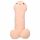 Knuffelbare pluchen penis - 100cm (natuur)