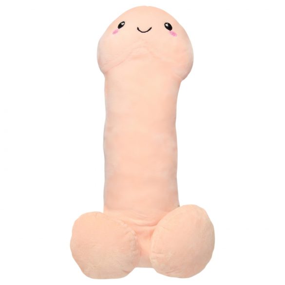 Knuffelbare pluchen penis - 100cm (natuur)