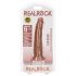 RealRock Slank - realistische dildo 15,5cm (donker)