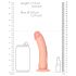 RealRock - zuignap dildo 15,5cm (natuurlijk)