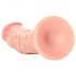 RealRock - zuignap dildo 15,5cm (natuurlijk)