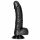 RealRock - zuignap, realistisch dildo - 15,5 cm (zwart)