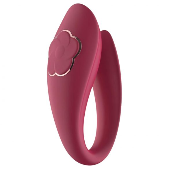 Raytech Rose - oplaadbare, waterdichte partner vibrator (rood)