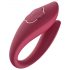 Raytech Rose - oplaadbare, waterdichte partner vibrator (rood)