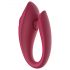 Raytech Rose - oplaadbare, waterdichte partner vibrator (rood)