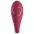 Raytech Rose - oplaadbare, waterdichte partner vibrator (rood)