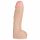 Doc Johnson Vac-U-Lock Hung 12 - levensechte dildo met ballen (natuurlijk)