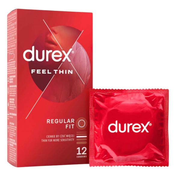 Durex Feel Thin - levensecht gevoel condooms (12 stuks)