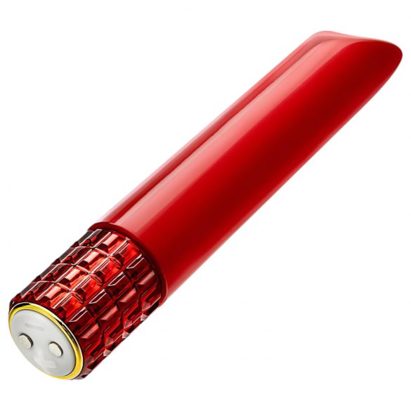 Oh My Gem - oplaadbare lippenstift vibrator (rood)