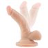 Dr. Skin 4 - Levensechte dildo met zuignap - Huidkleur (12cm)