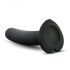 Temptasia Twist Klein - Zwarte zuignap-dildo met twistdesign