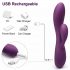 Engily Ross Bacall 2.0 - G-spot en clitoris vibrator (paars)