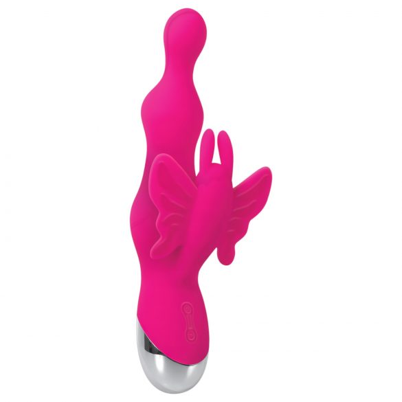 Evolved - parelvibrator met clitorisstimulator (roze)