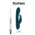 Playboy Konijn - oplaadbare, waterdichte clit vibrator (turquoise)