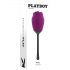 Playboy - waterdichte opl. roosvibrator met tong (paars)